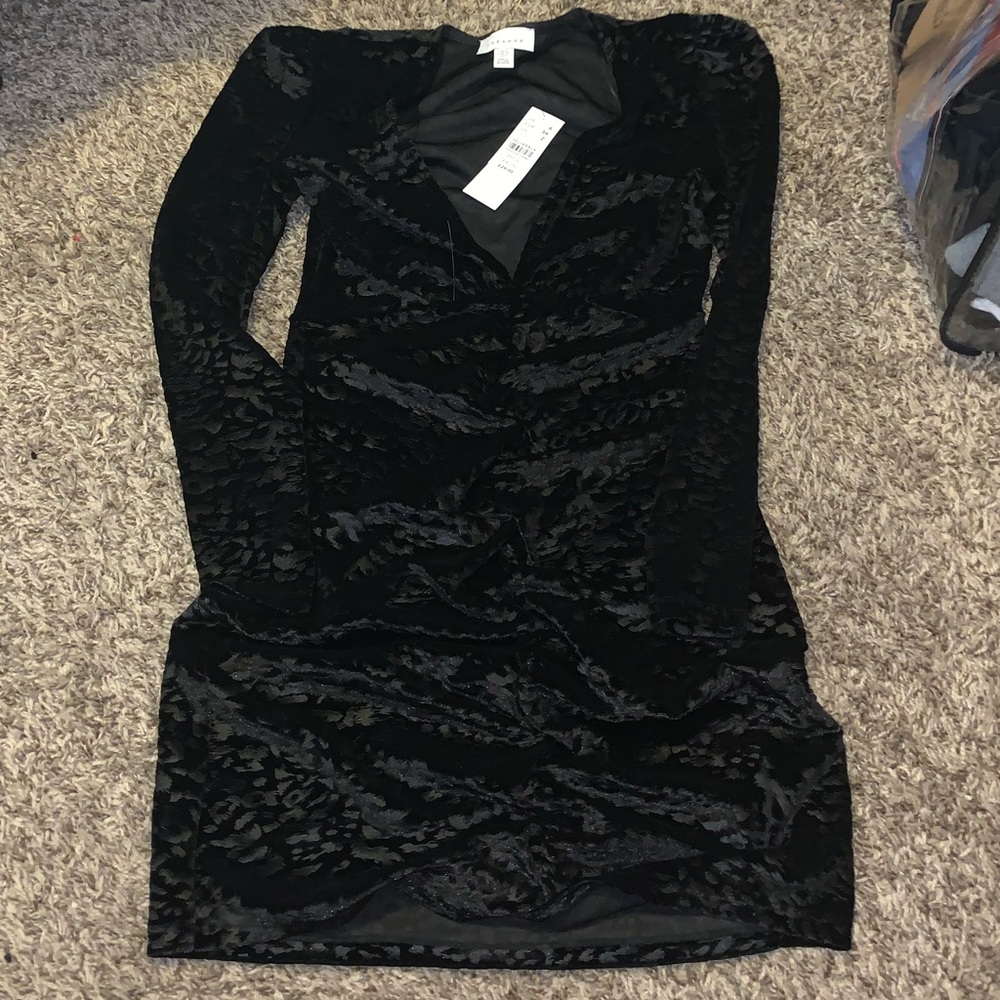 Topshop velvet cheetah Dress